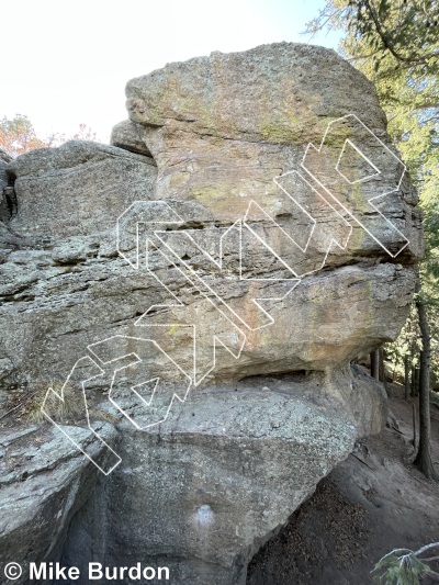 photo of Mossy Mantle, 4th class ★ at Grocery Store Walls from Castlewood Canyon State Park