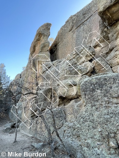 photo of Yukon Jack, 5.7 ★★ at Grocery Store Walls from Castlewood Canyon State Park