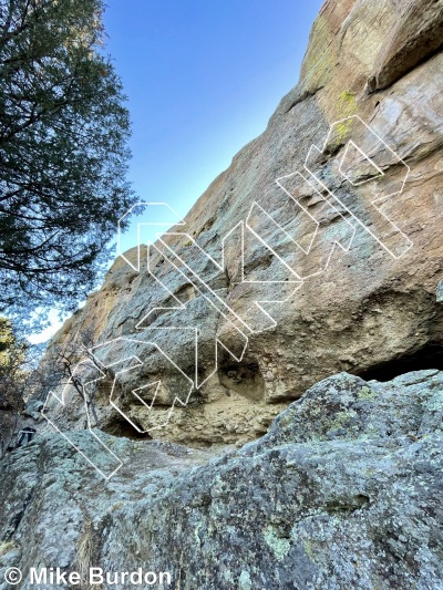 photo of Popcorn Fart, 5.10 ★ at Grocery Store Walls from Castlewood Canyon State Park