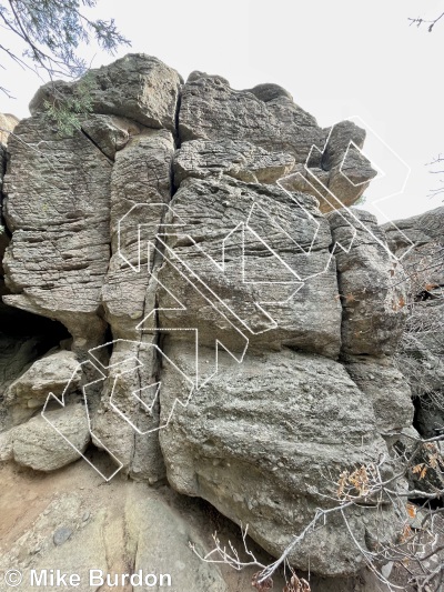 photo of Kids Climb 2, 5.5 ★★ at Grocery Store Walls from Castlewood Canyon State Park
