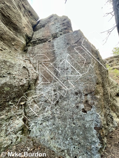 photo of Corporate Confession, 5.6 ★★ at The Corporate Walls from Castlewood Canyon State Park