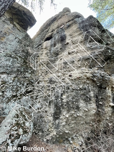 photo of I Love You, 5.10a ★★★ at Sherwood Forest from Castlewood Canyon State Park