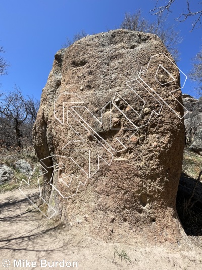 photo of Phallic Rock from Castlewood Canyon State Park