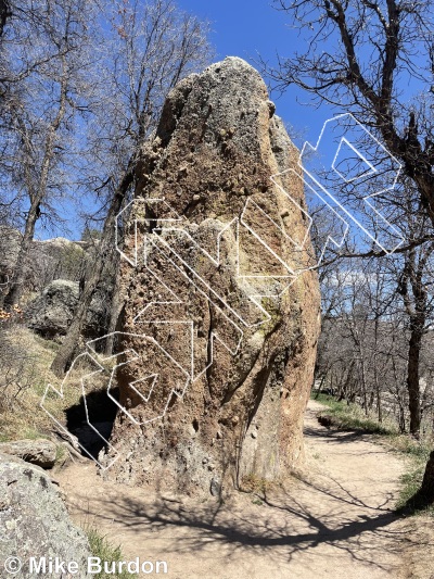 photo of Phallic Rock from Castlewood Canyon State Park