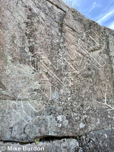 photo of North Sentry Block from Castlewood Canyon State Park