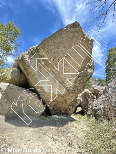 photo of Punani Boulder from Castlewood Canyon State Park