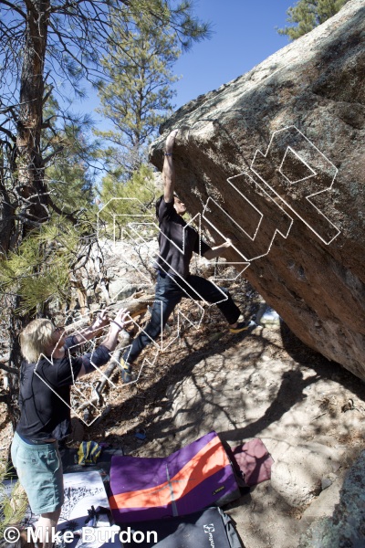 photo of Peace Child Boulder from Castlewood Canyon State Park