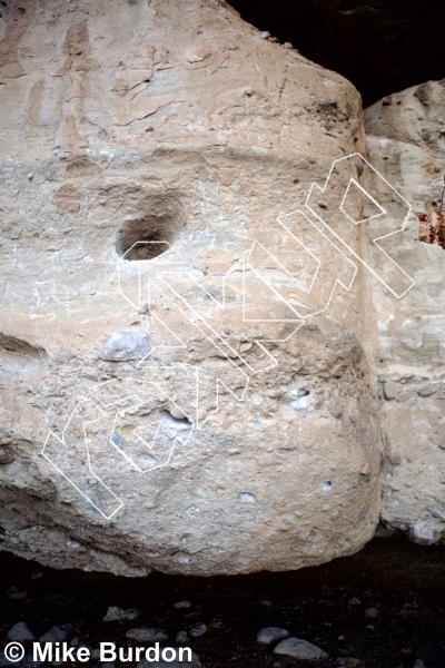 photo of Buddha Cave from Castlewood Canyon State Park