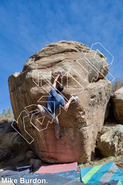 photo of Mitty Boulder from Castlewood Canyon State Park