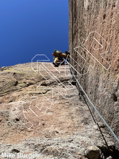 photo of Crack Up, 5.7 ★★★ at The Rat Cracks from Castlewood Canyon State Park