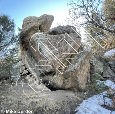 photo of Electric Kite Wall from Castlewood Canyon State Park