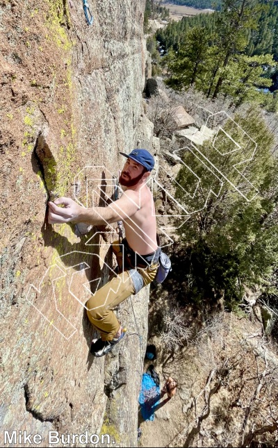photo of Pebble Beach, 5.11c/d ★★ at C Section from Castlewood Canyon State Park