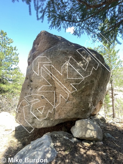 photo of Concentrate Boulder from Castlewood Canyon State Park