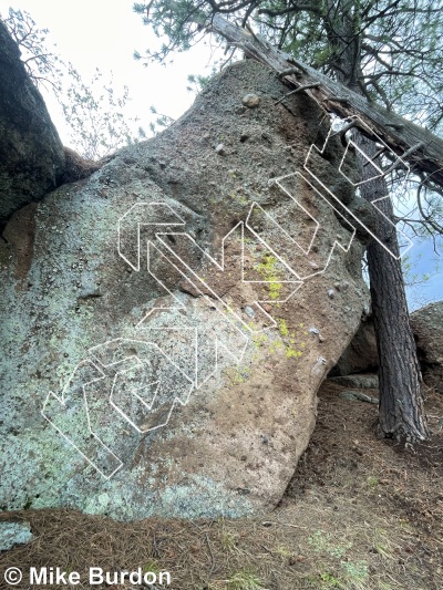 photo of Spaniard Boulder from Castlewood Canyon State Park