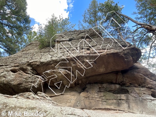 photo of Stage Boulder from Castlewood Canyon State Park