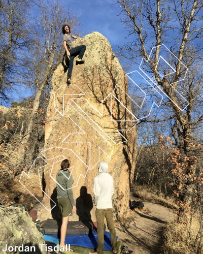 photo of Phallic Rock from Castlewood Canyon State Park