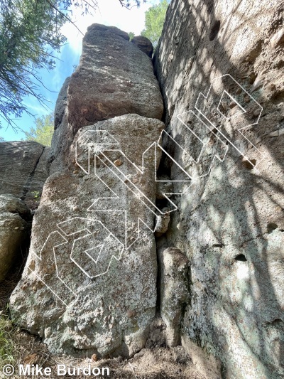 photo of The Proverbial Cracks from Castlewood Canyon State Park