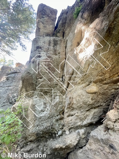 photo of The Proverbial Cracks from Castlewood Canyon State Park