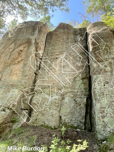 photo of The Proverbial Cracks from Castlewood Canyon State Park