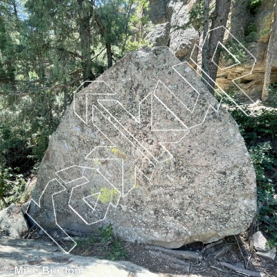 photo of Latin Boulders from Castlewood Canyon State Park