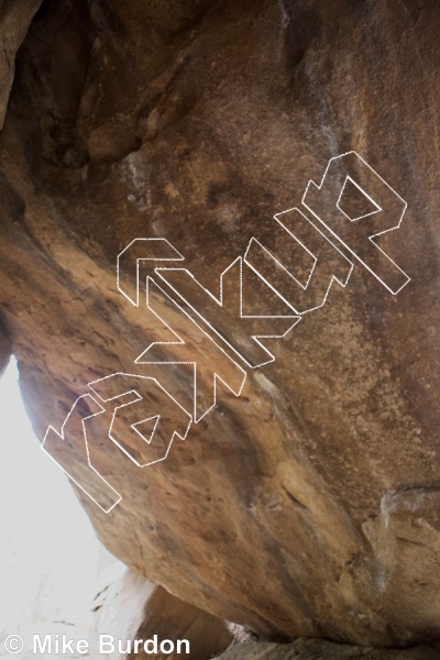 photo of Bloodsport Cave from Castlewood Canyon State Park