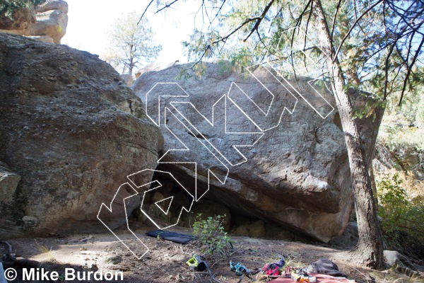 photo of Sin Blocks from Castlewood Canyon State Park