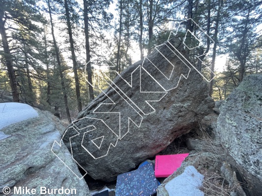 photo of Super Chunk Blocks from Castlewood Canyon State Park