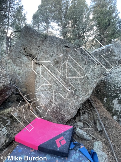 photo of Super Chunk Blocks from Castlewood Canyon State Park