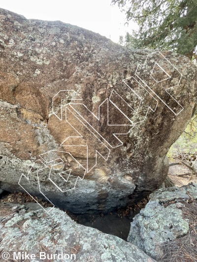 photo of Warmup Cluster from Castlewood Canyon State Park
