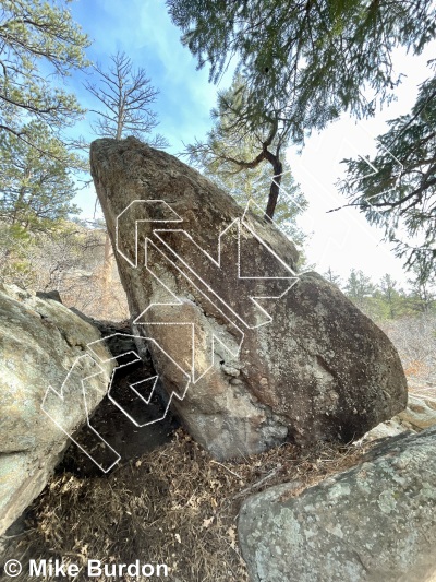 photo of Warmup Cluster from Castlewood Canyon State Park