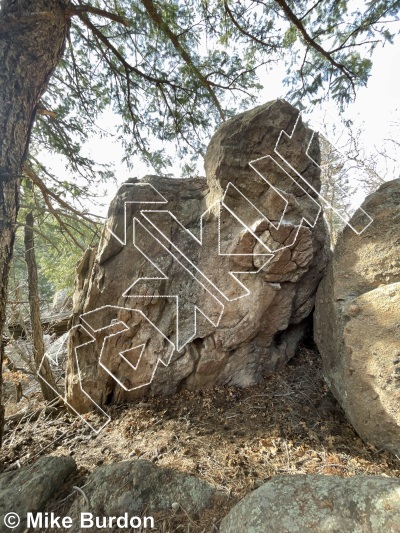 photo of Warmup Cluster from Castlewood Canyon State Park