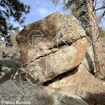 photo of Warmup Cluster from Castlewood Canyon State Park