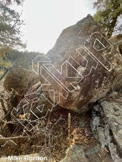 photo of Warmup Cluster from Castlewood Canyon State Park