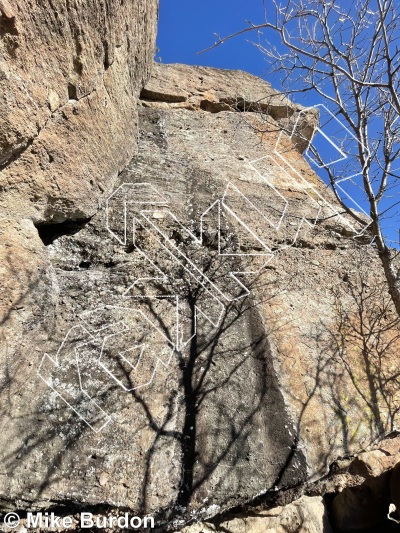 photo of Istari, 5.8 ★★ at The Playground from Castlewood Canyon State Park