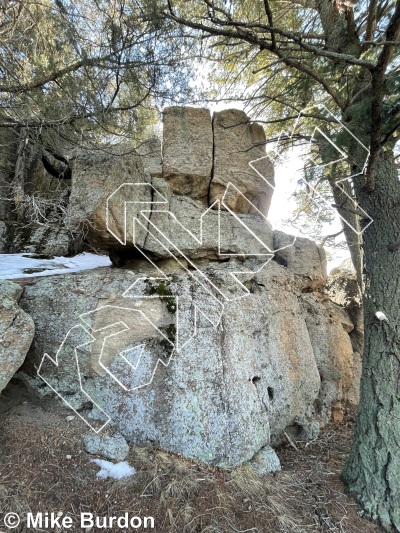 photo of Theophilus, 5.7 ★★ at The Falls Wall from Castlewood Canyon State Park