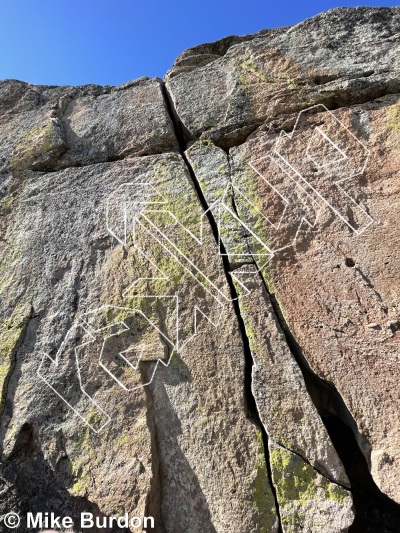 photo of BC Winger, 5.8 ★★★ at Five and Dime Wall from Castlewood Canyon State Park