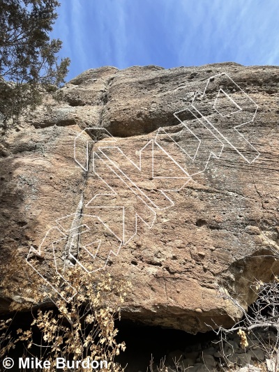 photo of The Taming of the Shoe, 5.12a ★★ at Shakespearean Theatre from Castlewood Canyon State Park