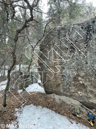 photo of Porky Boulder from Castlewood Canyon State Park