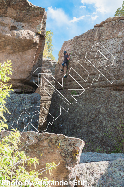 photo of The Dungeon from Castlewood Canyon State Park