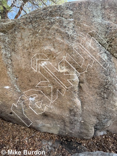 photo of Mexi-can Boulder from Castlewood Canyon State Park