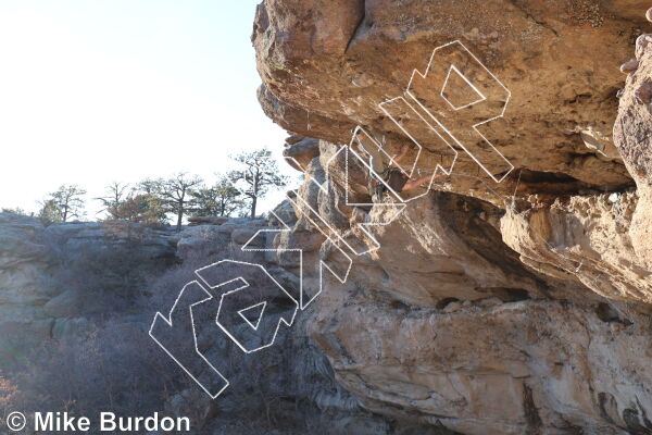 photo of The Sun Caves from Castlewood Canyon State Park
