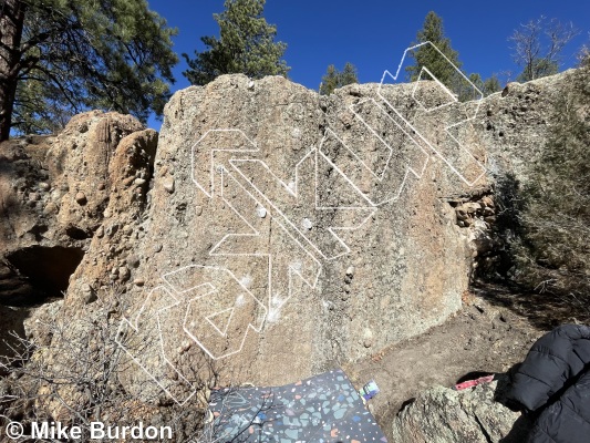 photo of Joe's Block from Castlewood Canyon State Park