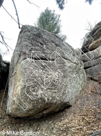 photo of Kings Block from Castlewood Canyon State Park