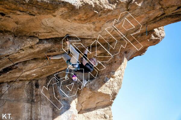 photo of Wendell Spire from Castlewood Canyon State Park