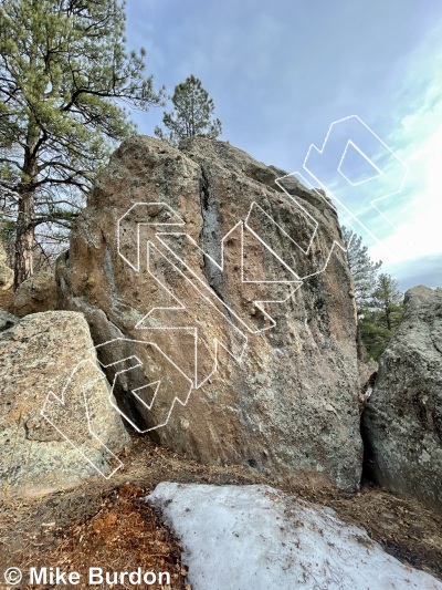photo of Lady Boulder from Castlewood Canyon State Park