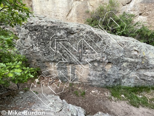 photo of Allied Wall from Castlewood Canyon State Park