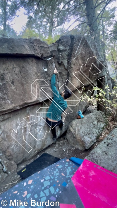 photo of Lucy Boulder from Castlewood Canyon State Park