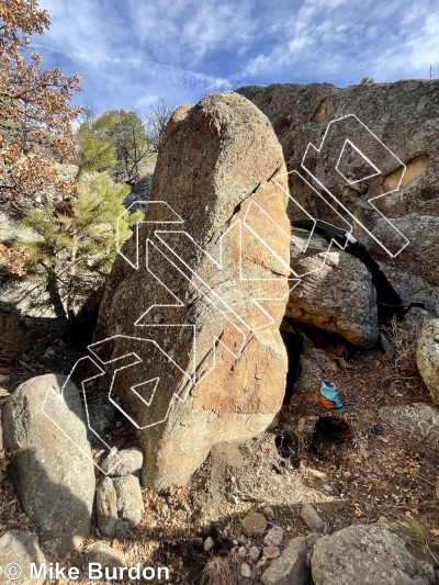 photo of Madeline's Wall from Castlewood Canyon State Park