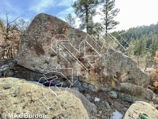 photo of Madeline's Wall from Castlewood Canyon State Park