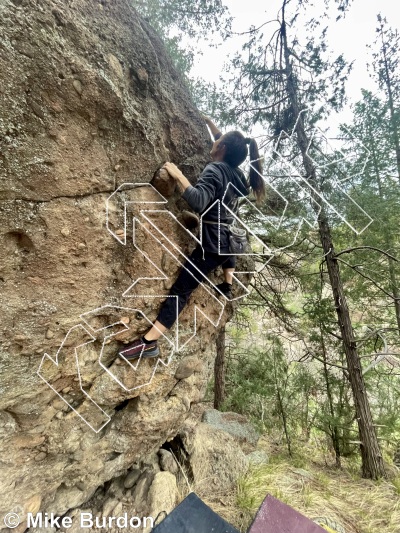 photo of Mr. Bubble Block from Castlewood Canyon State Park